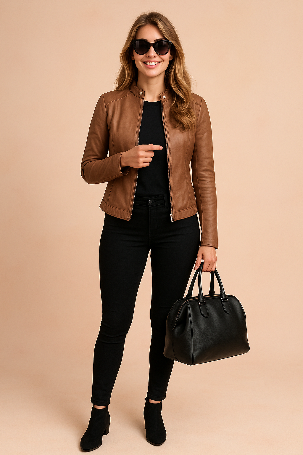 Classic Minimalist Jacket with Slim Cut for Women – Timeless Elegance 3