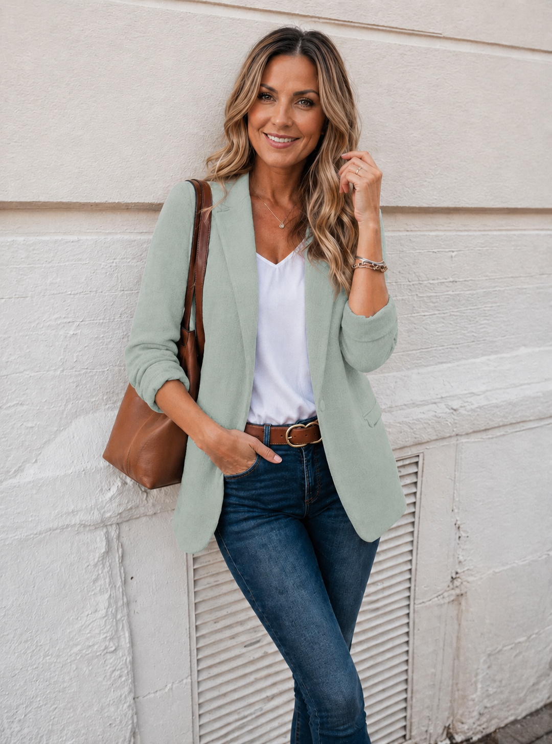 Elegant Fitted Jacket for Women + Timeless Modern Style + Versatile Wardrobe Staple + Multiple Colors Available 0