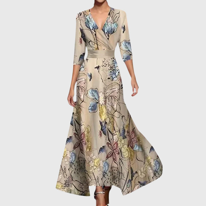 Elegant midi dress for women in white, featuring a flattering fit and versatile style, perfect for casual wear on any occasion. 2