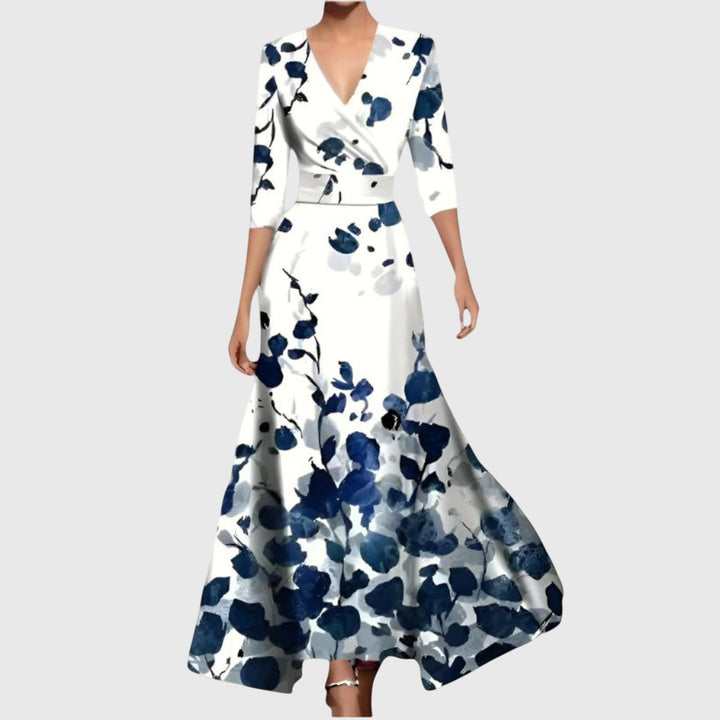Elegant midi dress for women in white, featuring a flattering fit and versatile style, perfect for casual wear on any occasion. 3