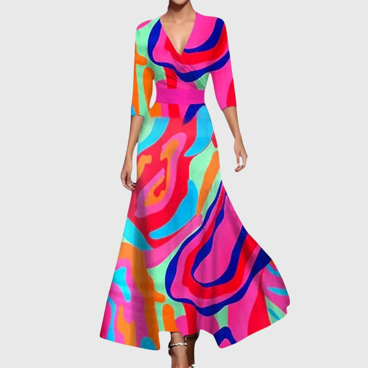 Elegant midi dress for women in white, featuring a flattering fit and versatile style, perfect for casual wear on any occasion. 5