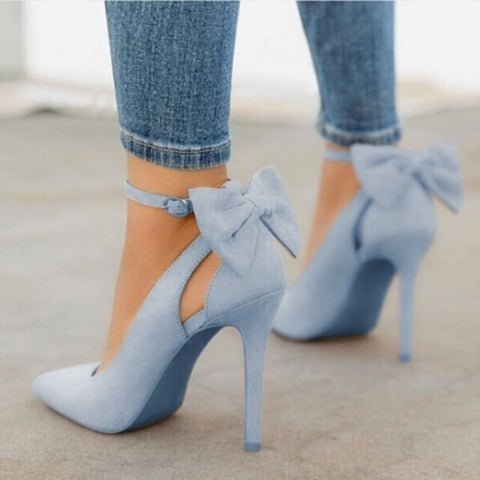 Knotted Court Shoes Women with Cushioned Insole – Elegant Synthetic Leather Design for Versatile Wear 3