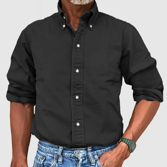 Men's Button-Down Shirt with Comfortable Fit and Versatile Style – Classic Design for Office or Casual Wear 2