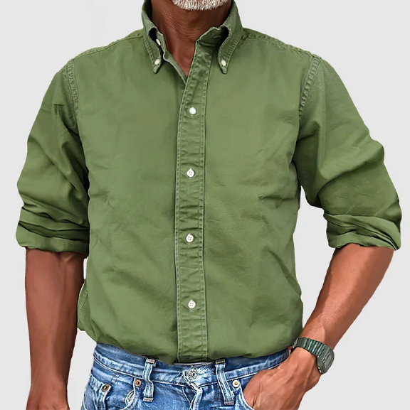 Men's Button-Down Shirt with Comfortable Fit and Versatile Style – Classic Design for Office or Casual Wear 4