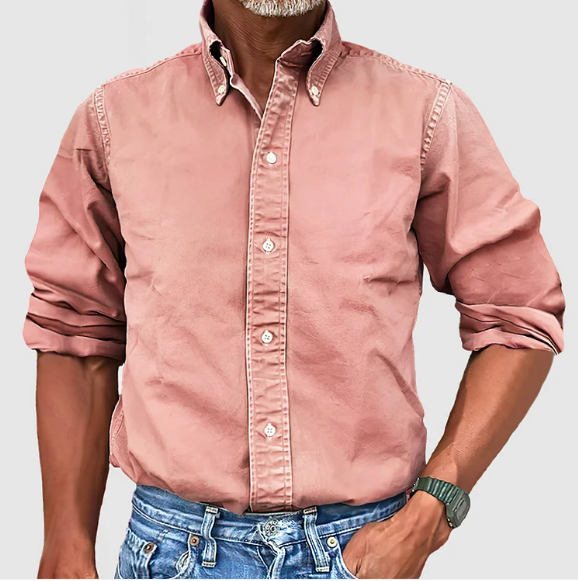 Men's Button-Down Shirt with Comfortable Fit and Versatile Style – Classic Design for Office or Casual Wear 6