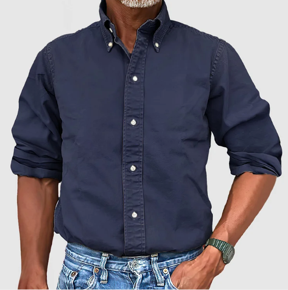 Men's Button-Down Shirt with Comfortable Fit and Versatile Style – Classic Design for Office or Casual Wear 8