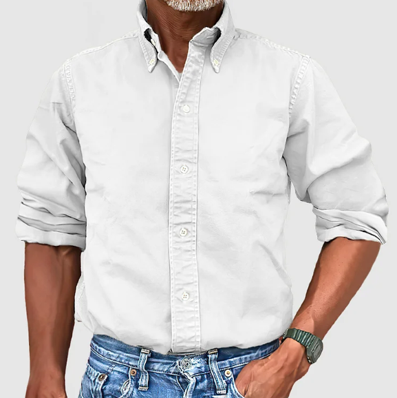 Men's Button-Down Shirt with Comfortable Fit and Versatile Style – Classic Design for Office or Casual Wear 9