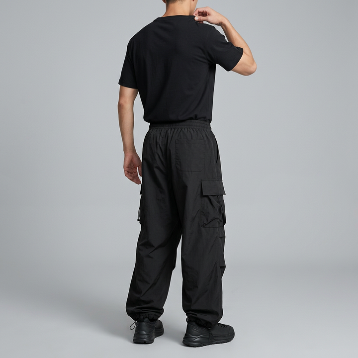 Men’s Cargo Pants with Multiple Flap Pockets