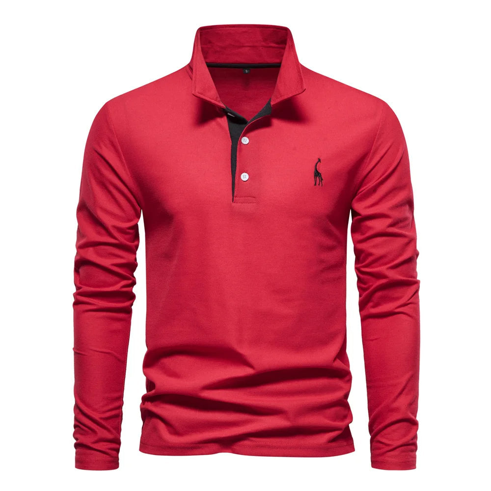 Men's Classic Polo Shirt with Button Neck – Soft, Breathable Fabric 0