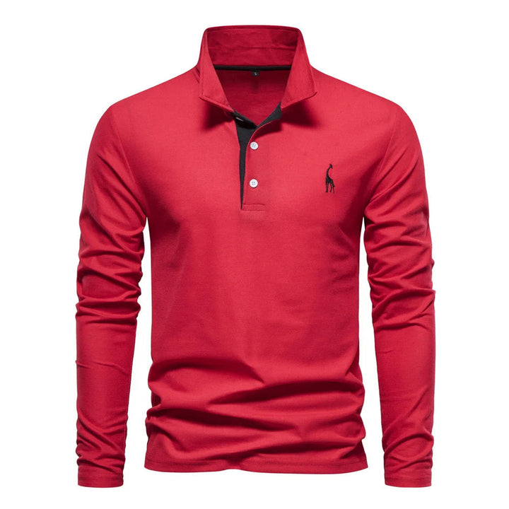 Men's Classic Polo Shirt with Button Neck – Soft, Breathable Fabric 0