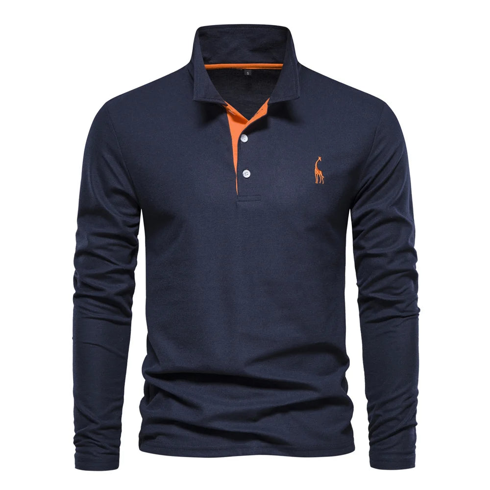 Men's Classic Polo Shirt with Button Neck – Soft, Breathable Fabric 7