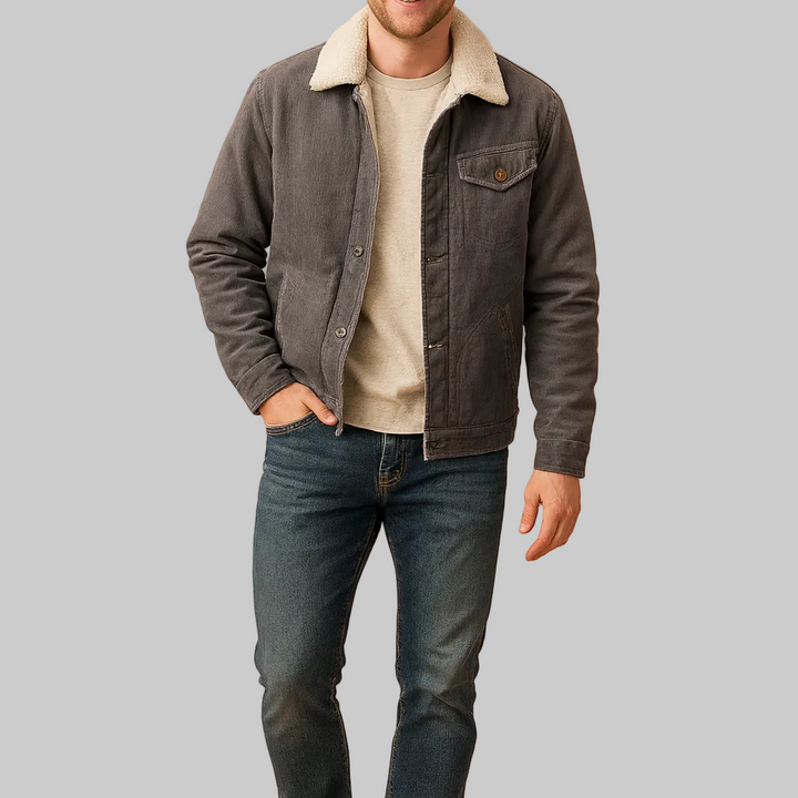 Men’s Collared Button Jacket