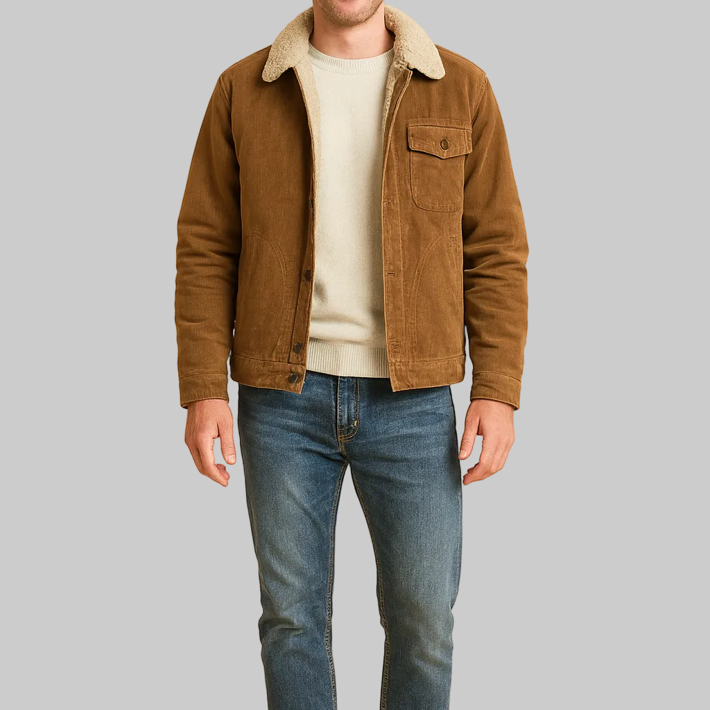 Men’s Collared Button Jacket