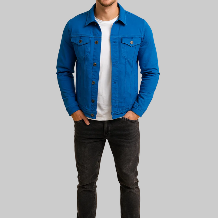 Men’s Collared Shirt Jacket