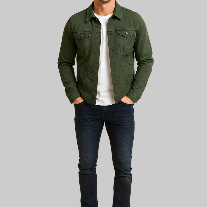 Men’s Collared Shirt Jacket