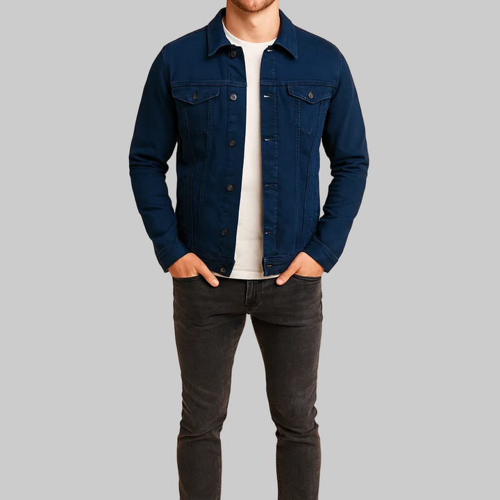 Men’s Collared Shirt Jacket