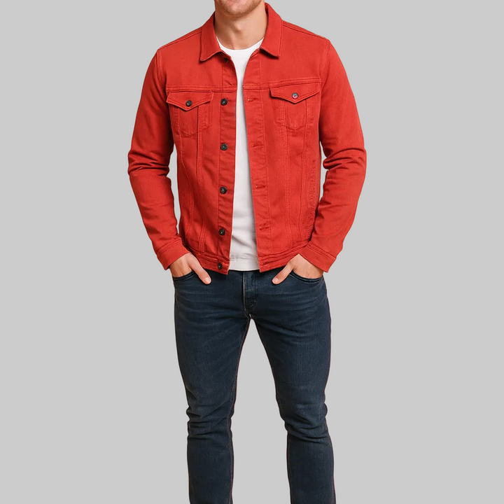 Men’s Collared Shirt Jacket
