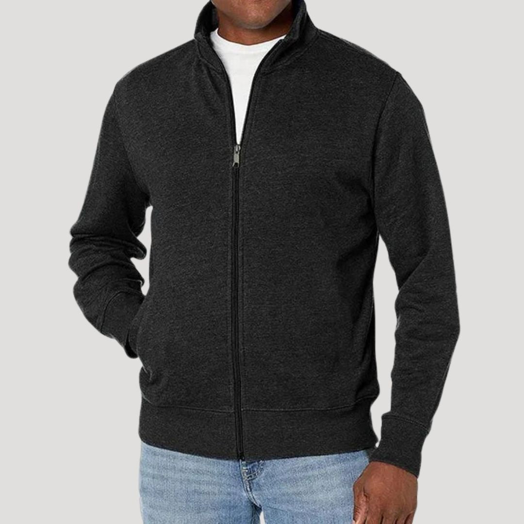 Men's Jacket with Zipper – Lightweight Casual Spring Outerwear for Daily Wear 1
