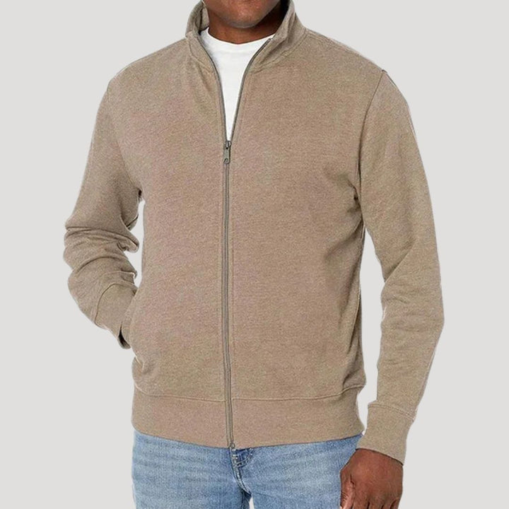 Men's Jacket with Zipper – Lightweight Casual Spring Outerwear for Daily Wear 3