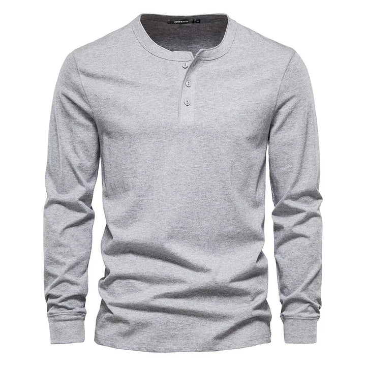 Men's Long Sleeve Button-Up Shirt with Comfortable Fit – Casual Style for Everyday Wear 2