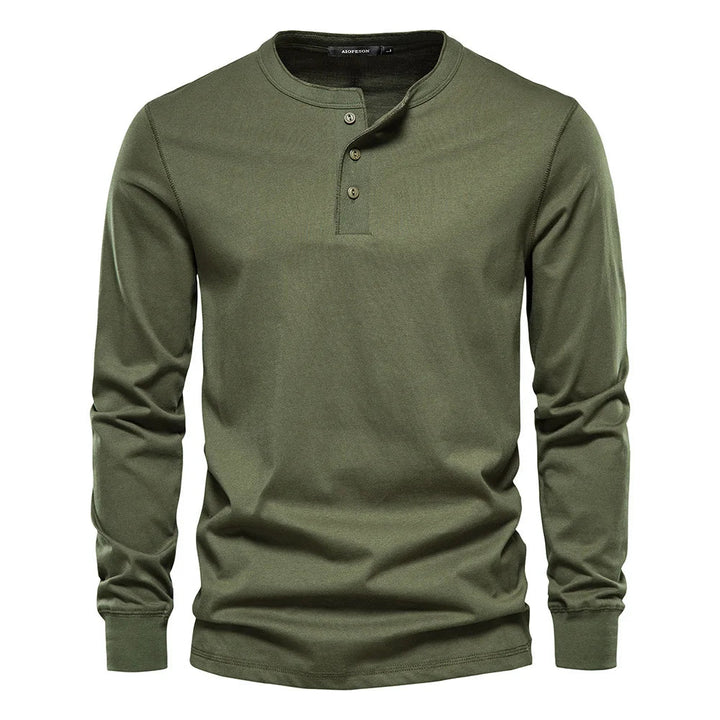 Men's Long Sleeve Button-Up Shirt with Comfortable Fit – Casual Style for Everyday Wear 3