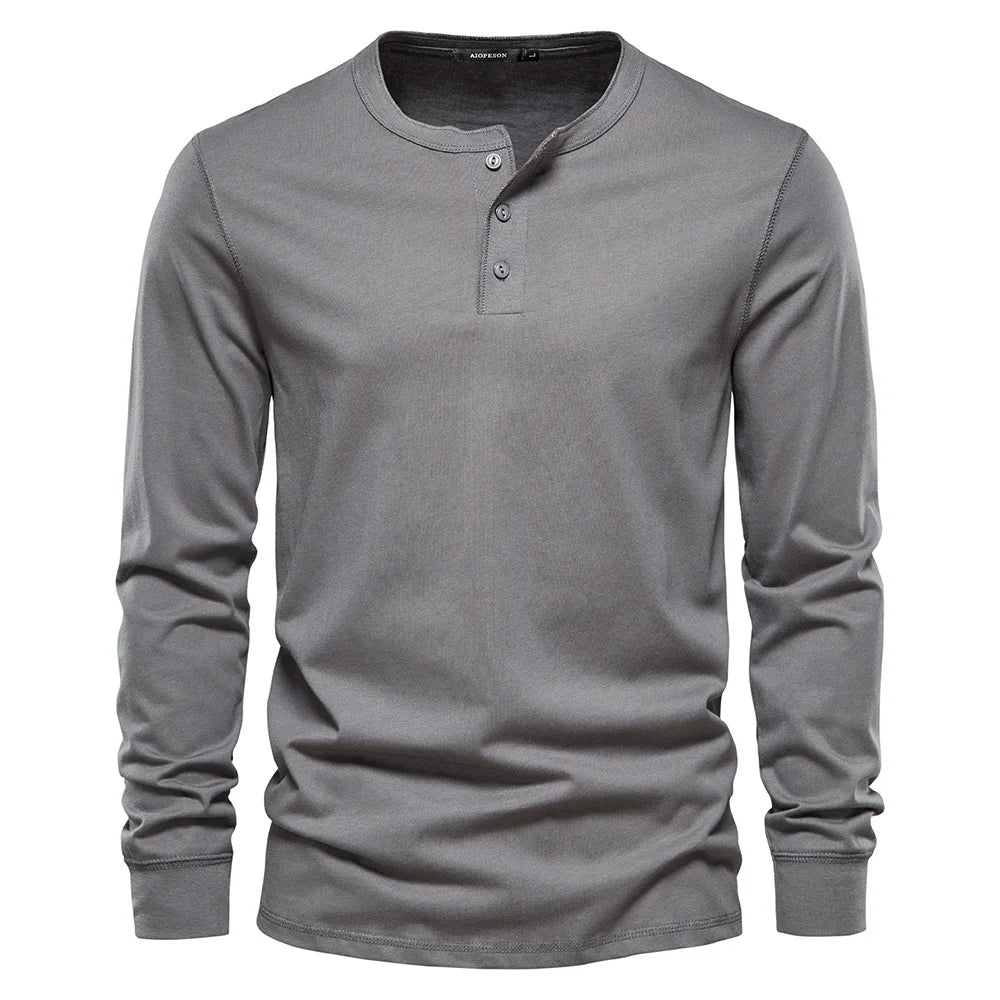 Men's Long Sleeve Button-Up Shirt with Comfortable Fit – Casual Style for Everyday Wear 6