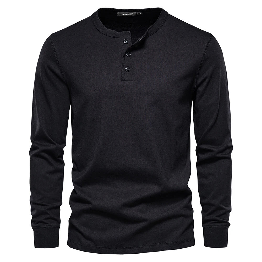 Men's Long Sleeve Button-Up Shirt with Comfortable Fit – Casual Style for Everyday Wear 7
