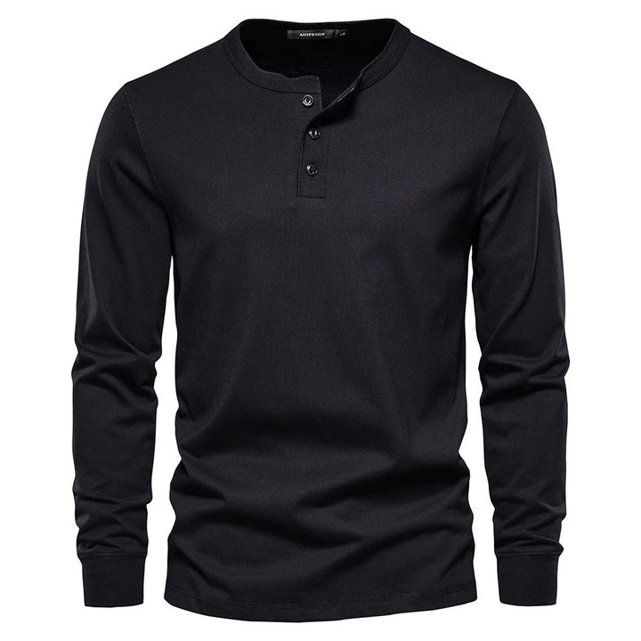 Men's Long Sleeve Button-Up Shirt with Comfortable Fit – Casual Style for Everyday Wear 7