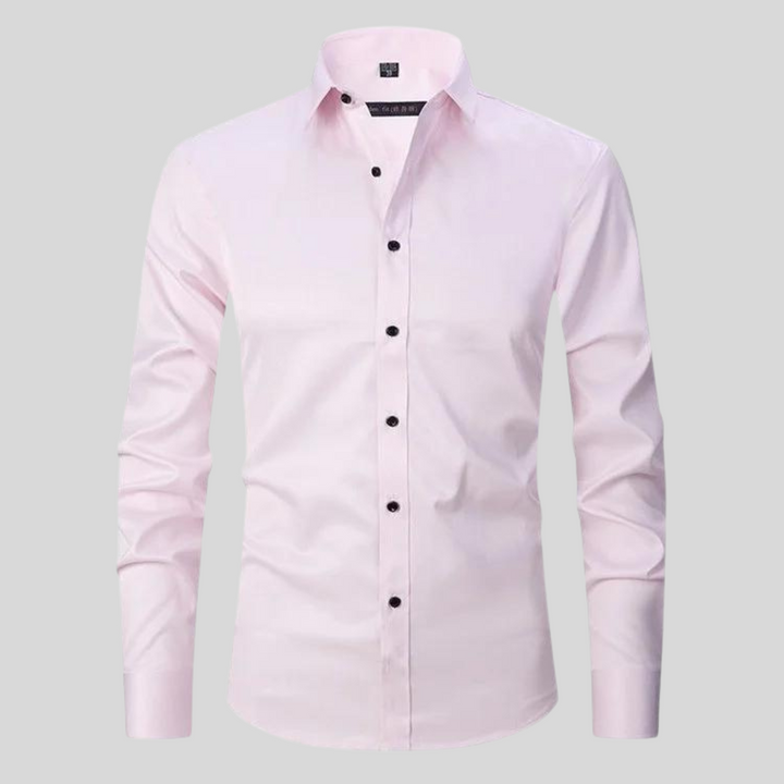 Men's Shirt with Anti-Crease and Moisture-Wicking Fabric – Elastic Fit Dress Shirt for Casual and Formal Wear 9