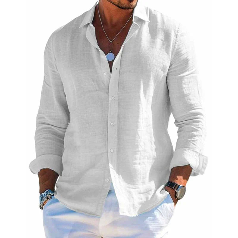 Men's Shirt with Relaxed Fit and Button-Up Design – Comfortable Casual Style 1