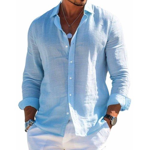 Men's Shirt with Relaxed Fit and Button-Up Design – Comfortable Casual Style 2