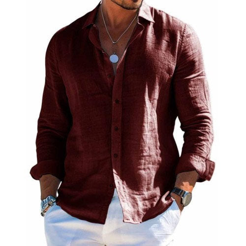 Men's Shirt with Relaxed Fit and Button-Up Design – Comfortable Casual Style 9