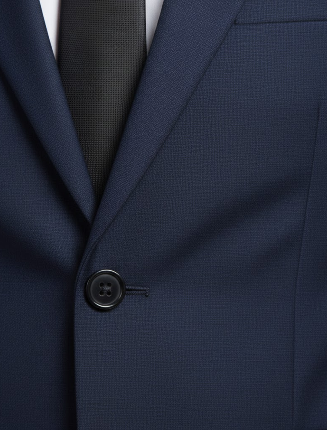 Men's Slim Fit Formal Suit with Refined Details for Winter – Elegant Business Attire 2