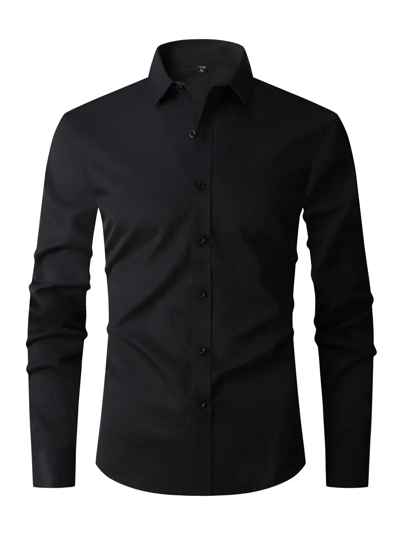 Men's Slim Fit Shirt with Button Closure – Versatile and Modern Design 4