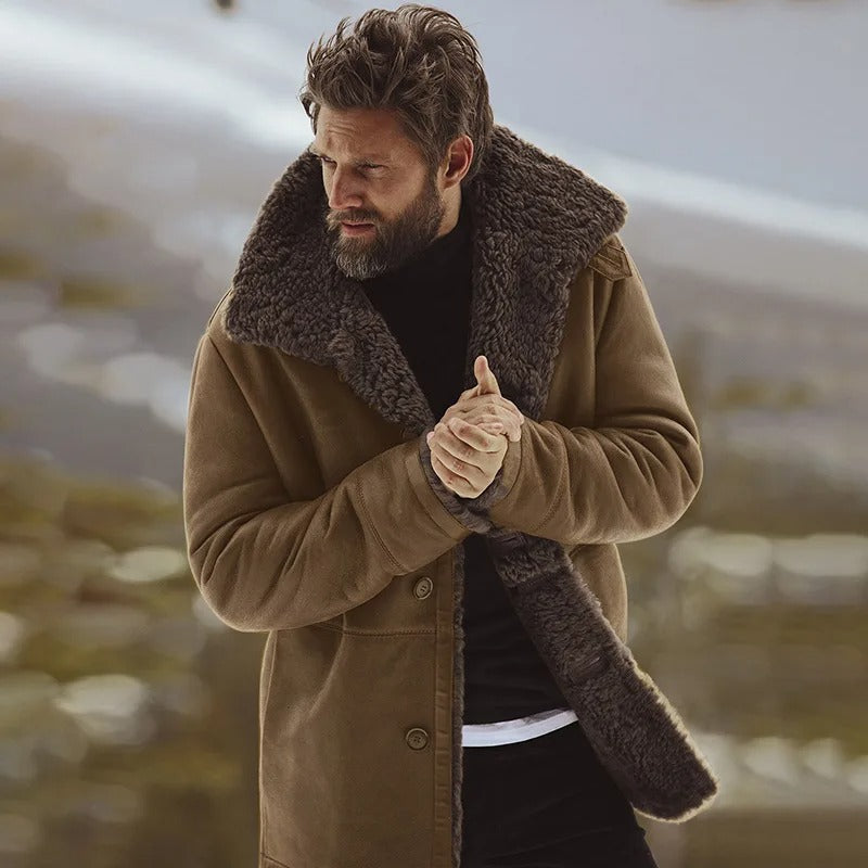 Men's Winter Coat with Insulating Fabric – Modern Structured Design for Casual and Formal Wear 0