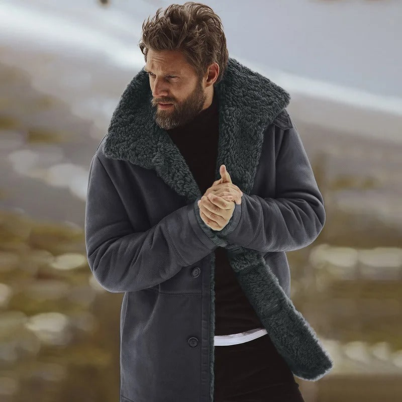 Men's Winter Coat with Insulating Fabric – Modern Structured Design for Casual and Formal Wear 2