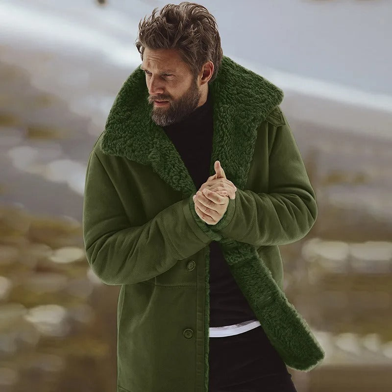 Men's Winter Coat with Insulating Fabric – Modern Structured Design for Casual and Formal Wear 3