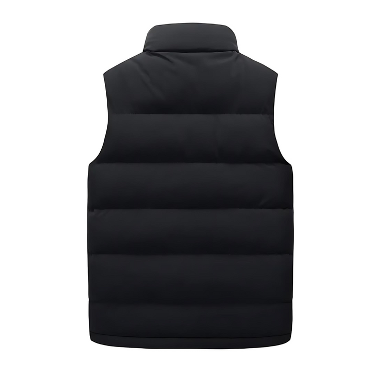 Men's Winter Puffer Vest with Stitched Design – Layering Friendly and Warm 5