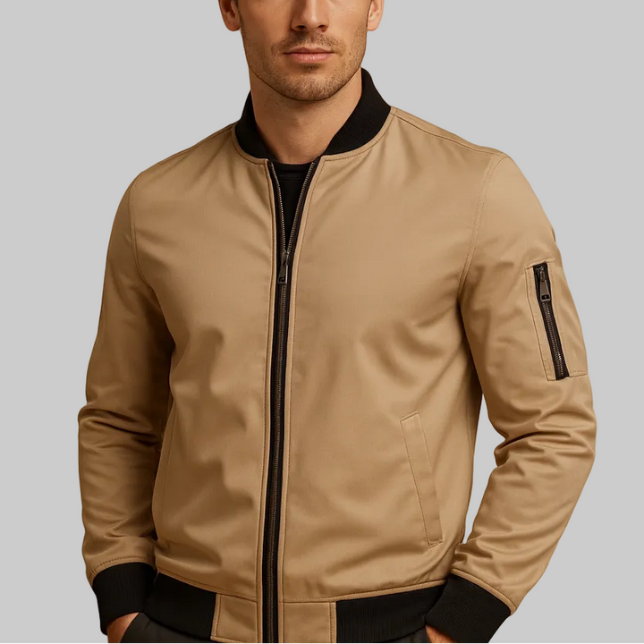 Men’s Zipped Bomber Jacket