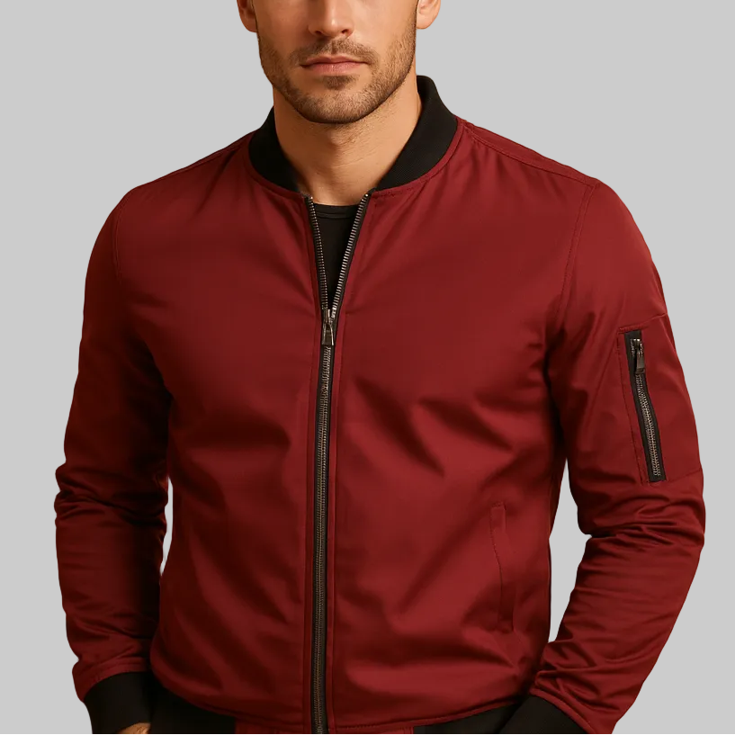 Men’s Zipped Bomber Jacket