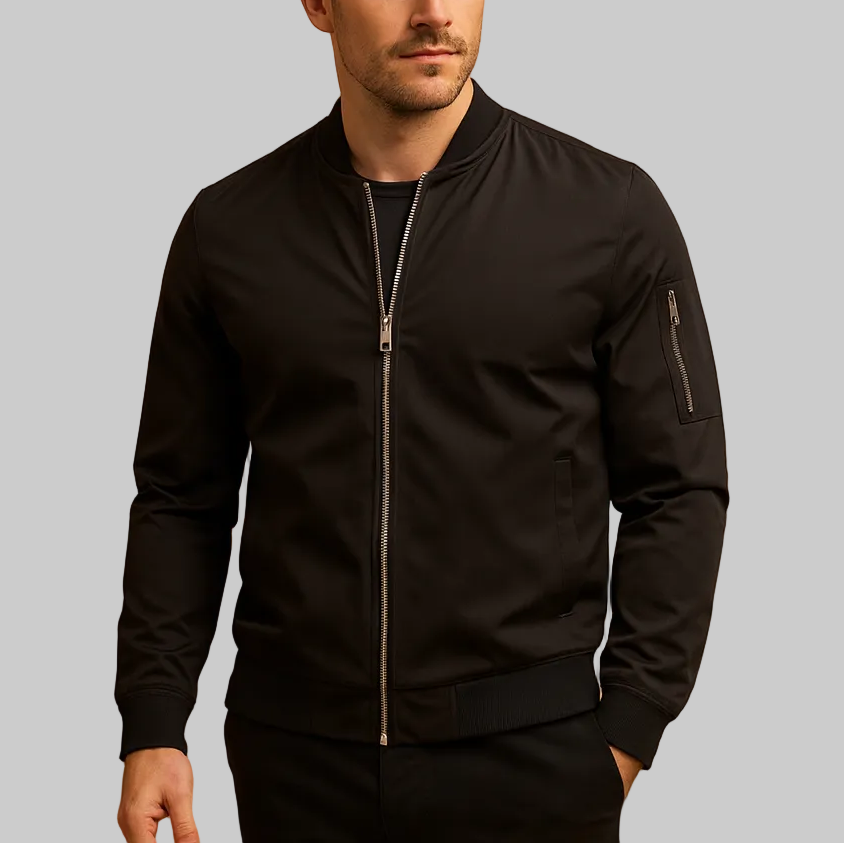 Men’s Zipped Bomber Jacket