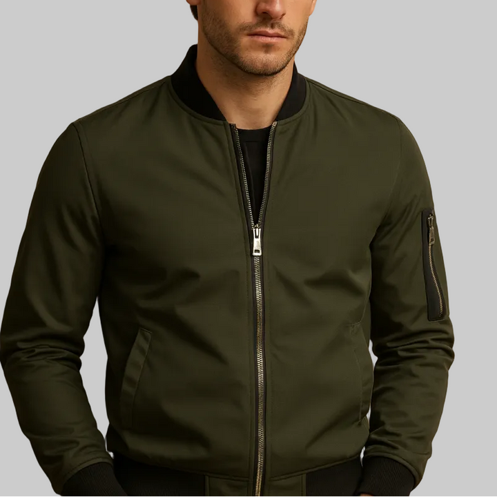 Men’s Zipped Bomber Jacket