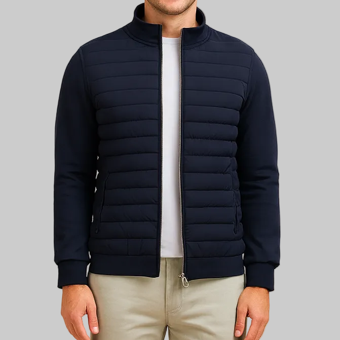 Men’s Zipped Quilted Puffer Jacket