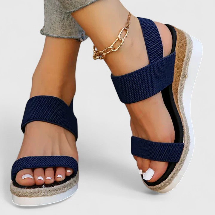 Orthopedic sandals designed for plantar fasciitis relief, featuring enhanced arch support and soft cushioning for ultimate comfort in casual footwear. 4
