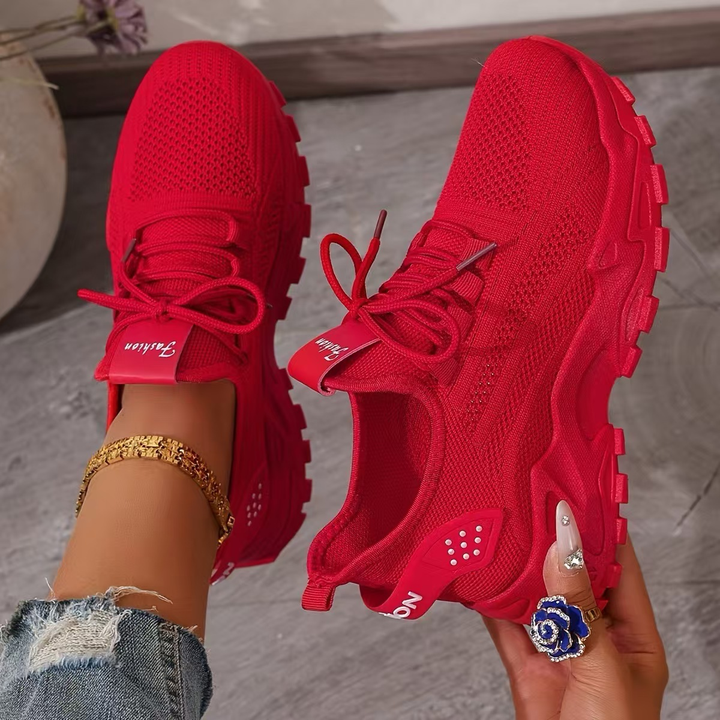 Orthopedic sneakers featuring arch support and shock-absorbing soles, designed with a wide toe box for enhanced comfort and stability. 3