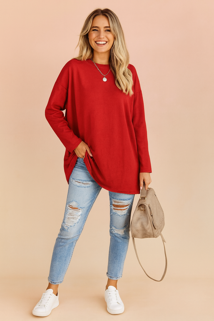 Oversized Sweater with Loose Fit – Comfortable and Stylish Knitwear 3