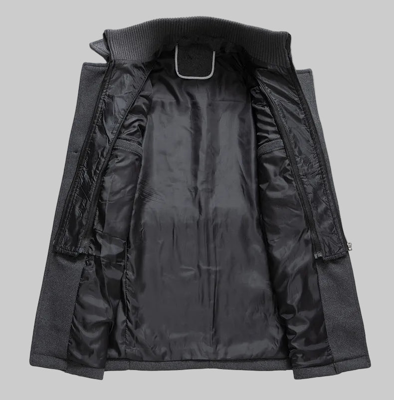 Men's Double Collar Winter Coat