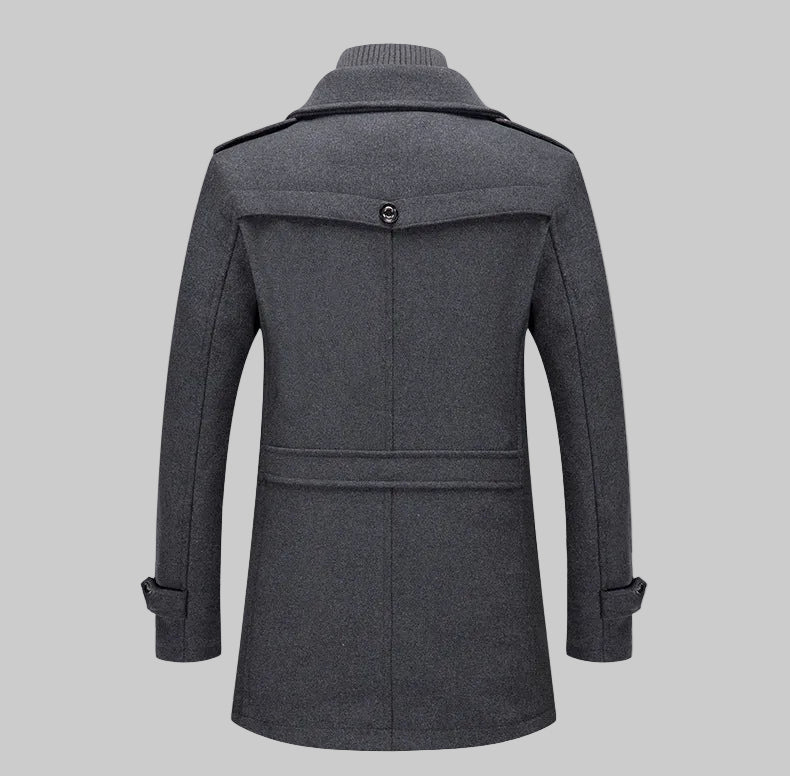 Men's Double Collar Winter Coat