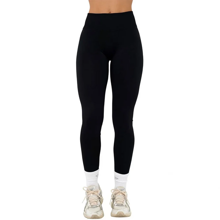 Seamless Women's Leggings with Booty Lift Scrunch and V-High Waist for Yoga and Fitness 2