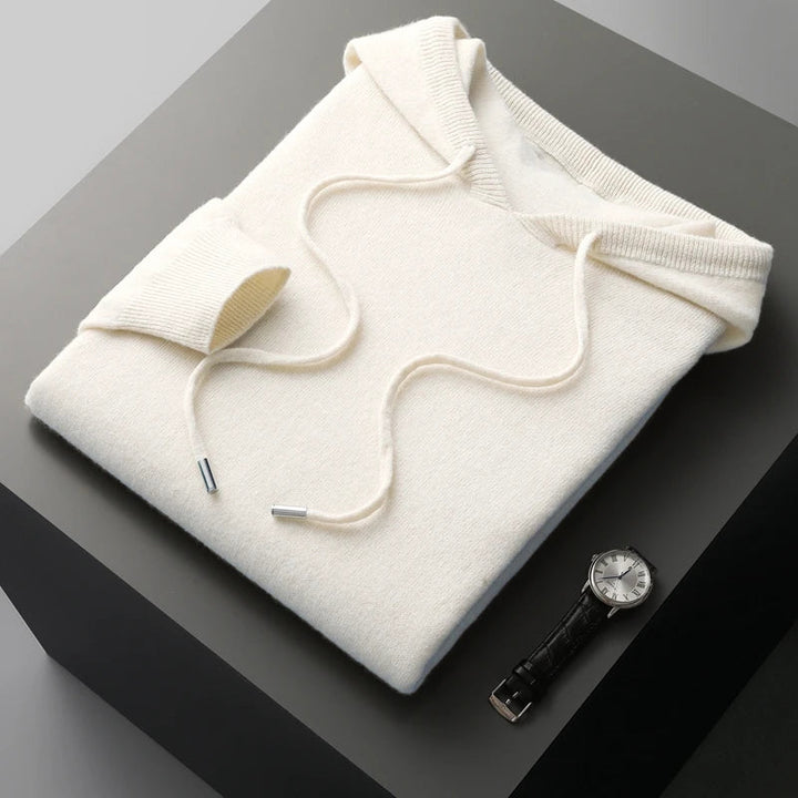 Unisex Knitted Hoodie with Long Length – 100% Merino Wool and Cashmere for Autumn & Winter 5